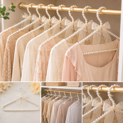 Luxury pearl hangers full size